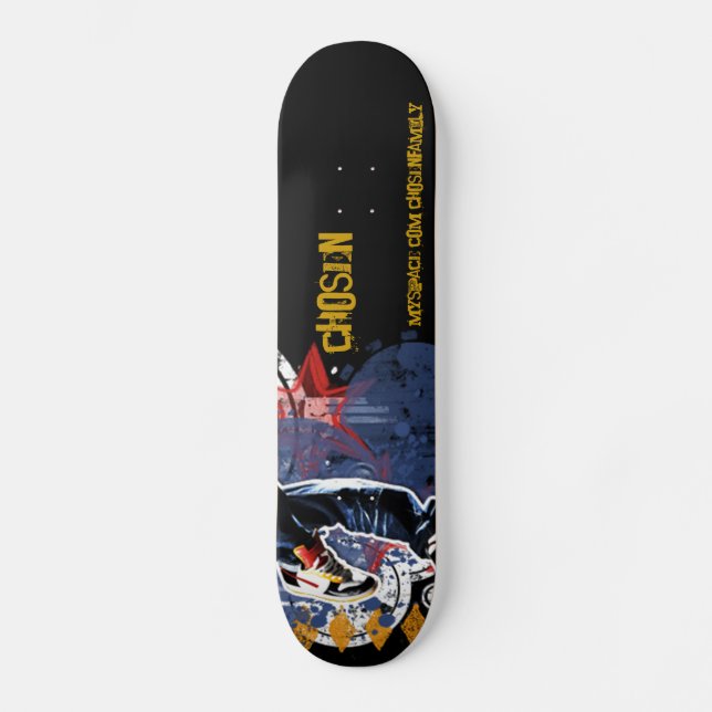 Chosen Rockstar Skateboard (Front)