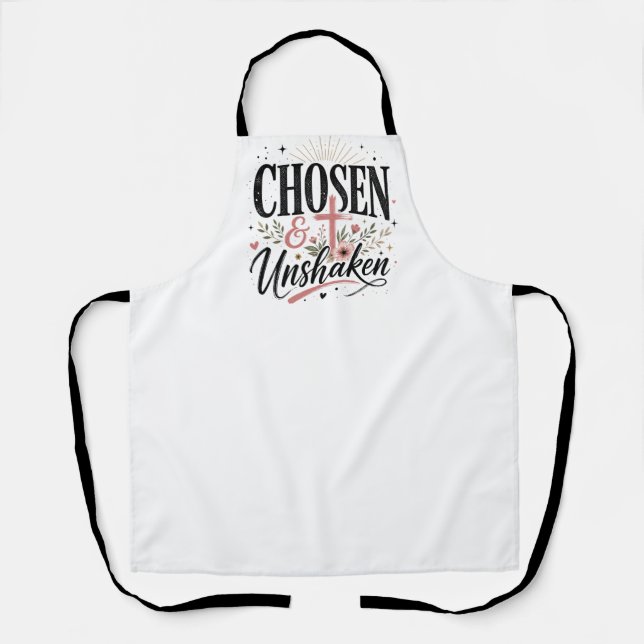 Chosen & Unshaken Apron  (Front)