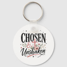 Chosen & Unshaken Keychain