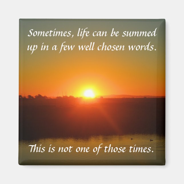 Chosen Words Magnet (Front)