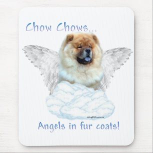 Chow Chow Angel Mouse Pad