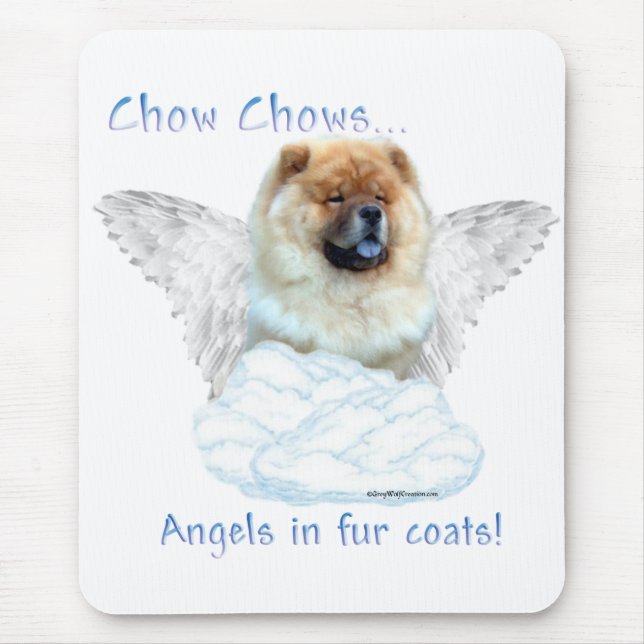 Chow Chow Angel Mouse Pad (Front)