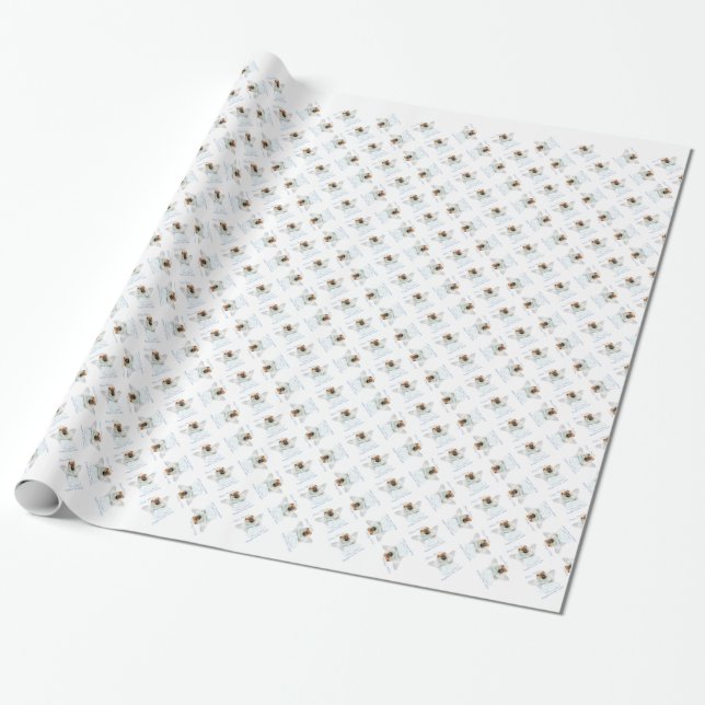 Chow Chow Angel Wrapping Paper (Unrolled)