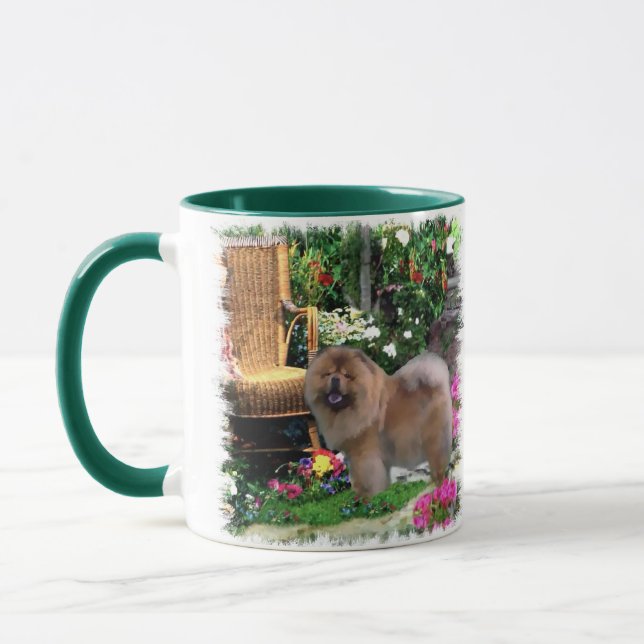 Chow Chow Art Gifts Mug (Left)