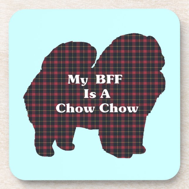 Chow Chow BFF Coaster (Front)