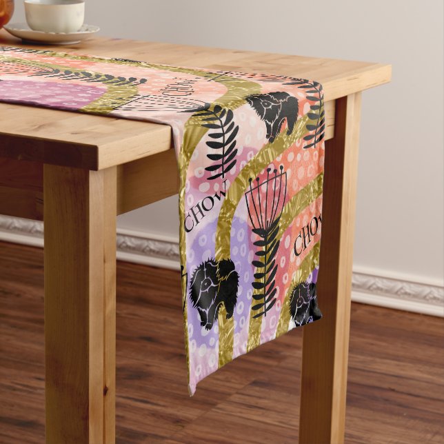 CHOW CHOW CHOW   MEDIUM TABLE RUNNER (In Situ)