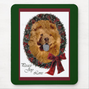 Chow Chow Christmas Gifts Mouse Pad