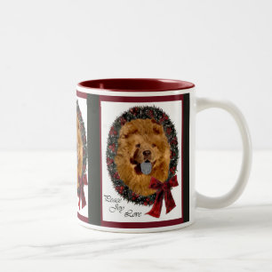Chow Chow Christmas Gifts Two-Tone Coffee Mug