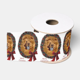 Chow Chow Christmas Grosgrain Ribbon