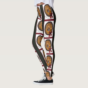 Chow Chow Christmas Leggings