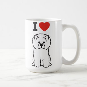 Chow Chow Dog Cartoon Coffee Mug
