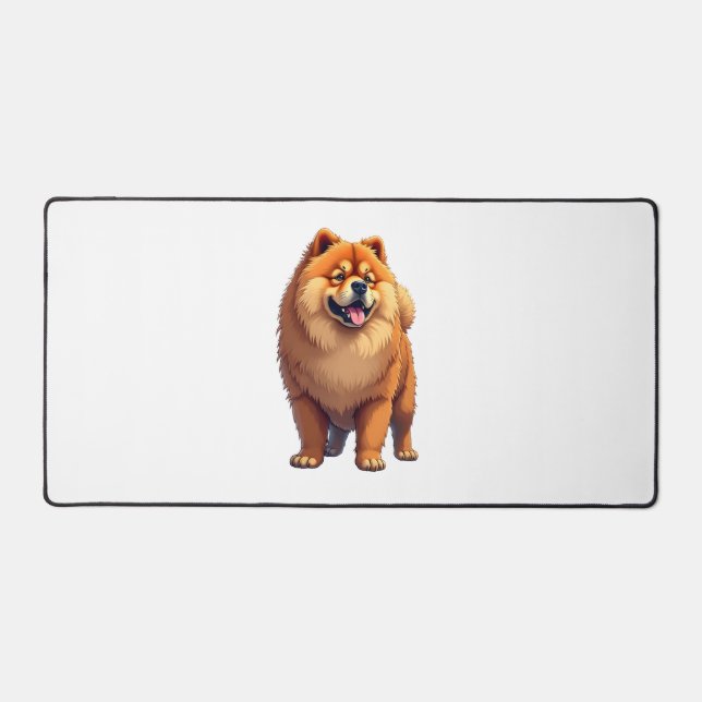 Chow Chow Dog Chinese Dog Breed for a Chow Chow   Desk Mat (Front)