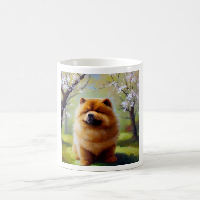 Chow Chow Dog Coffee Mug (Center)