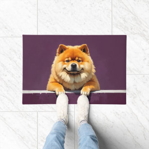 Chow Chow Dog Doormat Art