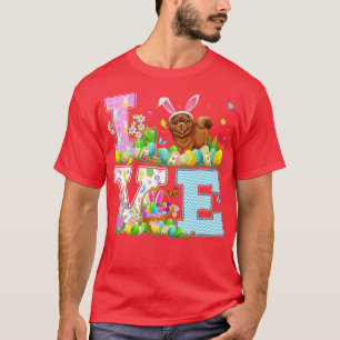 Chow Chow Dog Easter Egg Hunt Funny Love Chow Chow T-Shirt
