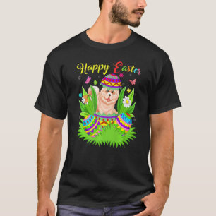 Chow Chow Dog  Floral Easter Egg Funny Chow Chow E T-Shirt