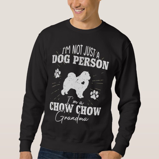 Chow Chow Dog Grandma  for Women Dog  Mothers Day Sweatshirt (Front)