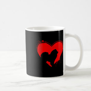 Chow Chow Dog Heart Shape Valentine Dog Lovers  Coffee Mug
