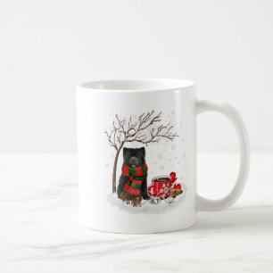 Chow Chow Dog In The Snow Christmas Winter Xmas Tr Coffee Mug