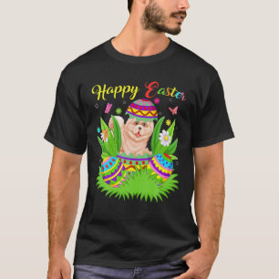 Chow Chow Dog Lover Floral Easter Egg Funny Chow C T-Shirt