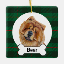 Chow Chow Dog Ornament