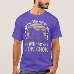 Chow Chow Dog Owner Puppy Lover Paw Love Doggy Pup T-Shirt