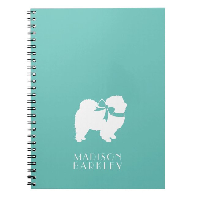 Chow Chow Dog Puppy Notebook (Front)