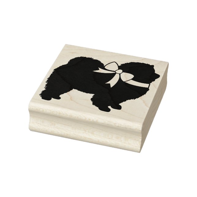 Chow Chow Dog Puppy Rubber Stamp (Stamp)