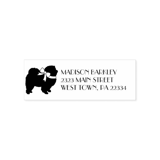 Chow Chow Dog Puppy Self-inking Stamp (Design)