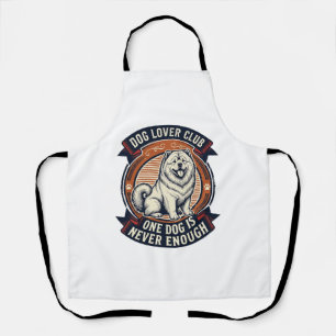 Chow Chow Dog Shirt One Dog Is Never Enough Retro Apron