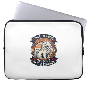 Chow Chow Dog Shirt One Dog Is Never Enough Retro  Laptop Sleeve