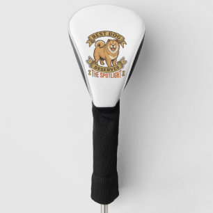 Chow Chow Dog Shirt Vintage Engraving Funny Pet De Golf Head Cover