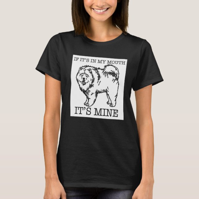 Chow Chow dog T-Shirt (Front)