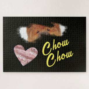 Chow Chow Eyes Solid Colour 1000 piece Jigsaw Puzzle