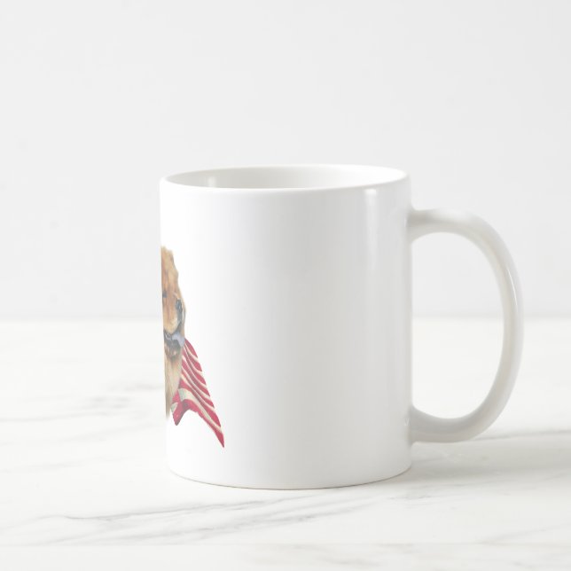 Chow Chow Flag Coffee Mug (Right)