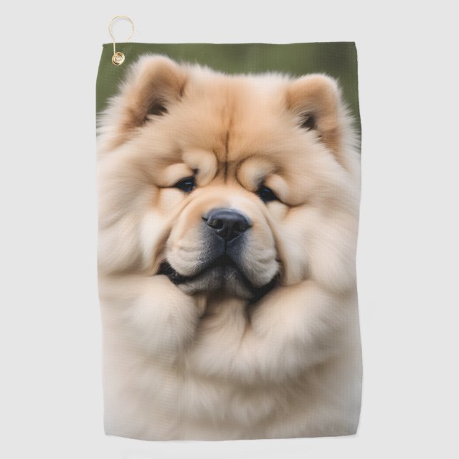 Chow Chow Golf Towel (Front)