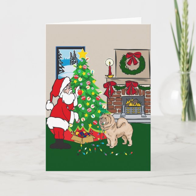 chow chow holiday card (Front)