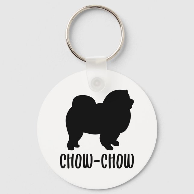 Chow-chow Key Ring (Front)