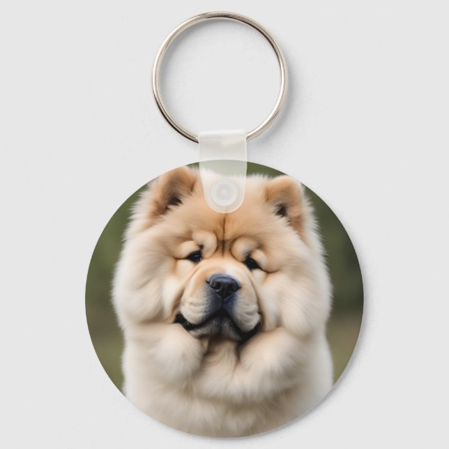 Chow Chow Key Ring (Front)