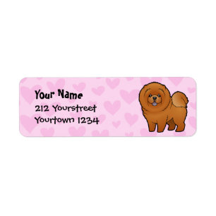 Chow Chow Love Return Address Label
