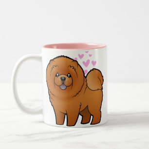 Chow Chow Love Two-Tone Coffee Mug