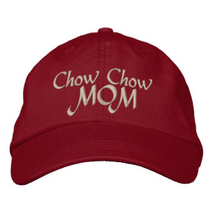 Chow Chow MOM Gifts Embroidered Hat