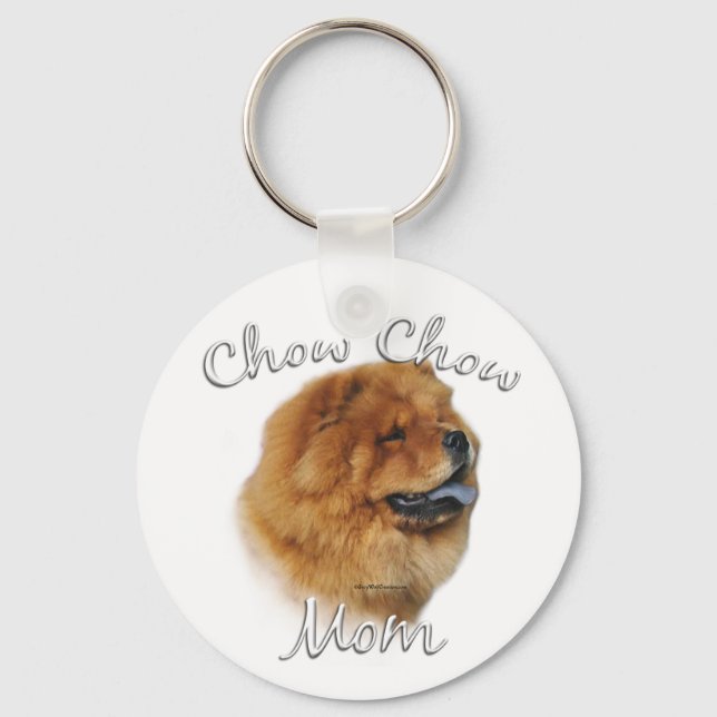 Chow Chow Mum Key Ring (Front)