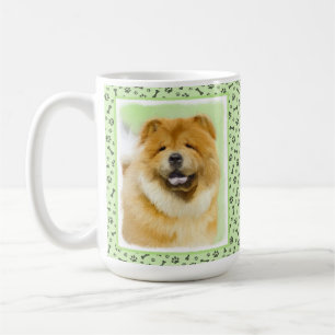 Chow Chow Painting - Cute Original Dog Art Coffee Mug