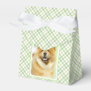 Chow Chow Painting - Cute Original Dog Art Favour Box