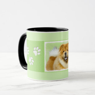 Chow Chow Painting - Cute Original Dog Art Mug