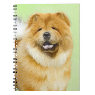 Chow Chow Painting - Cute Original Dog Art Notebook