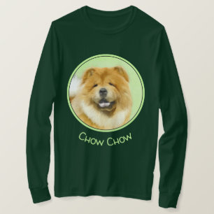 Chow Chow Painting - Cute Original Dog Art T-Shirt