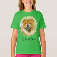 Chow Chow Painting - Cute Original Dog Art T-Shirt