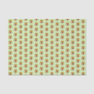Chow Chow Painting - Cute Original Dog Art Tissue Paper